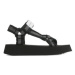 Calvin Klein Jeans Sandále Prefresato Sandal Webbing Mesh YW0YW00969 Čierna