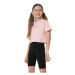 Dievčenské tričko s krátkym rukávom 4F JUNIOR TSHIRT F393-56S-LIGHT PINK