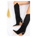 Fox Shoes Black Women's Boots