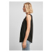 Women's viscose top with buttons in black