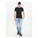 Guess Tričko M2YI24 J1314 Čierna Slim Fit