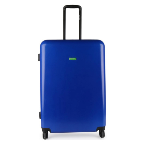 United Colors of Benetton Skořepinový cestovní kufr Cocoon L 96,5 l - modrá