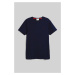 TRIČKO GANT CONTRAST LOGO SS T-SHIRT EVENING BLUE