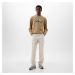 Mikina GAP Logo Crewneck Sweatshirt Perfect Khaki