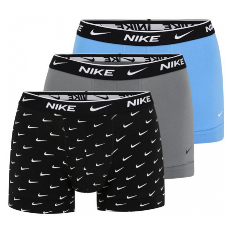 NIKE Boxerky 'Everyday'  azúrová / tmavosivá / čierna / biela