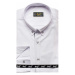 Biela pánska elegantá košeľa s dlhými rukávmi BOLF 3713