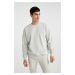 DEFACTO Oversize Fit Crew Neck Basic Sweatshirt