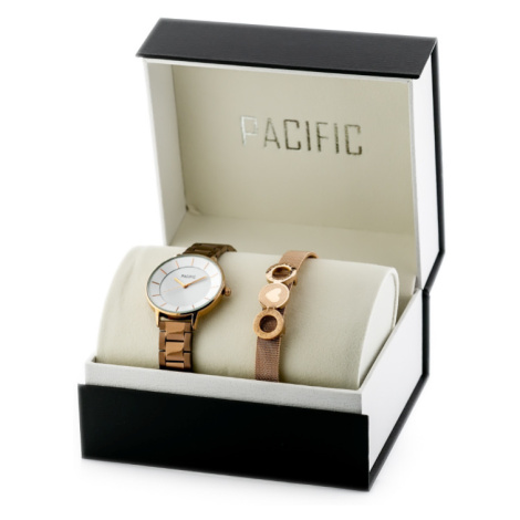 Dámske hodinky PACIFIC X6060 - darčekový set (zy702d)