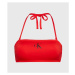 Dámsky vrchný diel plaviek KW01972 XNE červená - Calvin Klein červená