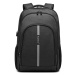 KONO Chytrý batoh so zabudovaným USB portom Freddy - čierny - 25L