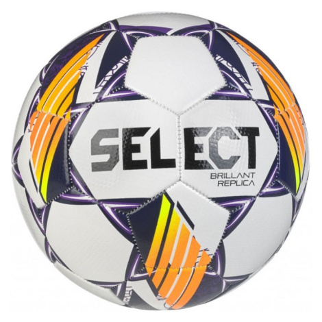 Futbalová lopta SELECT FB Brillant Replica 5 - bielo-fialová