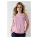 Modalové tričko s krátkym rukávom Con-ta 440/6961 - barva:CON289/staroružová