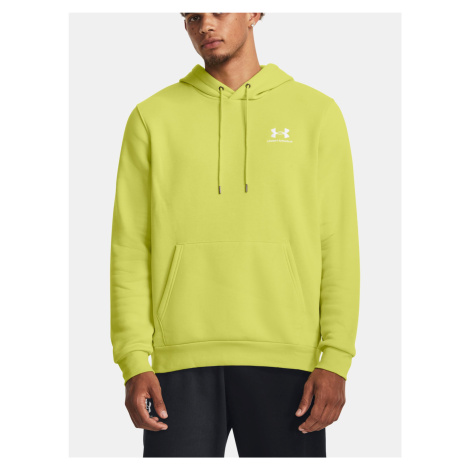 Žltá mikina Under Armour UA Essential Fleece Hoodie