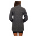 Pohodlný dámský kabát 1950 - tmavě šedá,