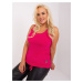 Fuchsia top in plus size