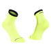 Cyklistické ponožky NorthWave Origin Mid Yellow Fluo/Black