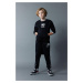 DEFACTO Boy's Waist Tie Elastic Leg Pocket Thick Jogger Sweatpants