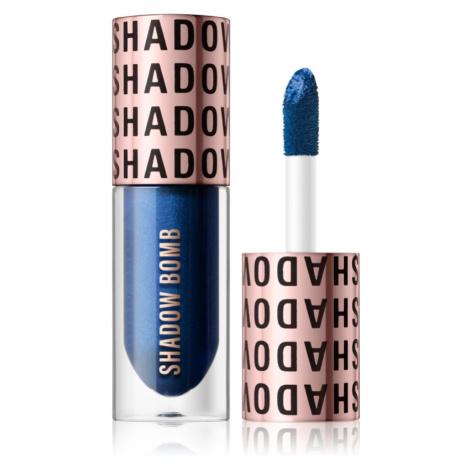 Makeup Revolution Shadow Bomb metalické očné tiene odtieň Obsessed Teal