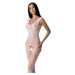 Passion BS098 white - Bodystocking Farba: Biela