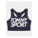 Tommy Sport Podprsenkový top Sports Bra Logo Medium S105100070 Tmavomodrá