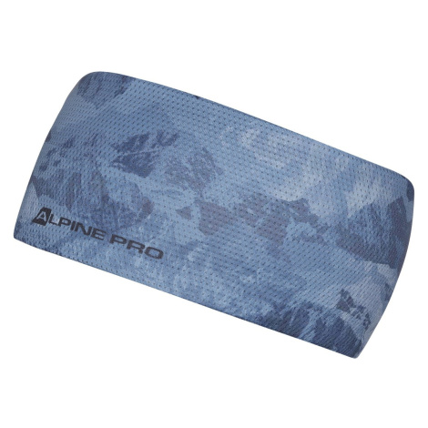 Sports quick-drying headband ALPINE PRO MUSA 2 blue mirage variant pb