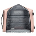 Beagles Originals Wateproof vodeodolná cestovná taška na kolieskach - svetlo ružová - 31L