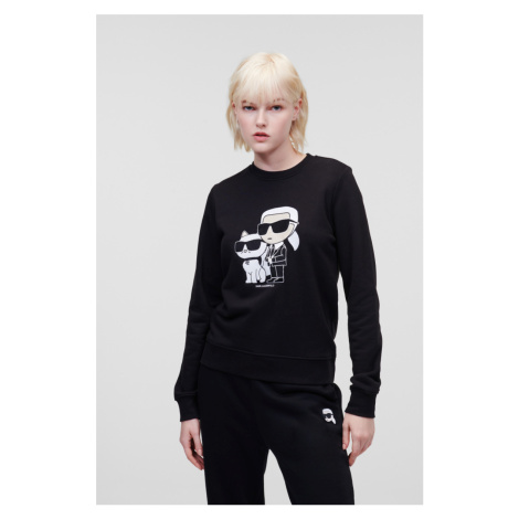 Mikina Karl Lagerfeld Ikonik 2.0 Sweatshirt Black