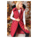 Z6752 DEWBERRY LADIES' VEST-PLAIN BURGUNDY