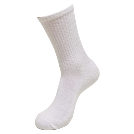 Build Your Brand Unisex vysoké ponožky BY201 White