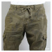 Kalhoty Urban Classics Camo Cargo Jogging Pants Camo Green