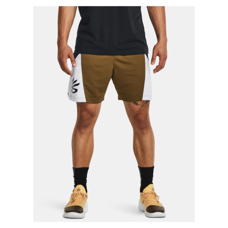 Hnědé sportovní kraťasy Under Armour Curry Splash Short