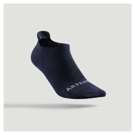 Športové ponožky RS 160 nízke 3 páry tmavomodré ARTENGO