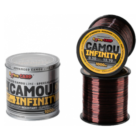 Extra carp vlasec infinity camou 1000 m-priemer 0,28 mm / nosnosť 10,9 kg