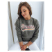 Women's sweatshirt RIO dark gray Dstreet z