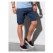 Modré pánske casual kraťasy Ombre Clothing W303