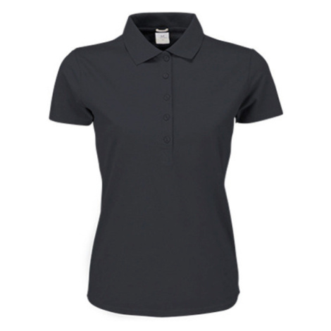 Tee Jays Dámske polo tričko - väčšej veľkosti TJ145X Dark Grey Solid