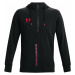 Under Armour Men's UA Accelerate Hoodie Black/Radio Red Bežecká mikina