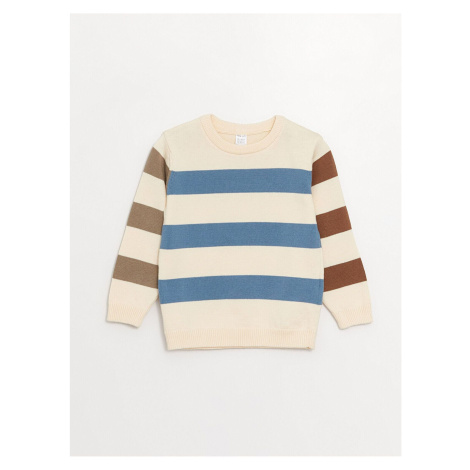 LC Waikiki Lw - Crew Neck Striped Baby Boy Knitwear Sweater