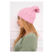 Fleecová čiapka Iwona K221 pink UNI