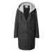 ESPRIT Prechodný kabát  sivá / čierna