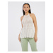 Cream Women's Patterned Knitted Top ONLY Freja - Women