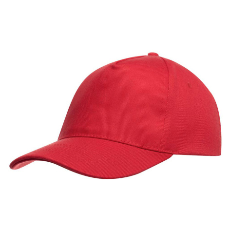 L-Merch Unisex šiltovka C2116 Red