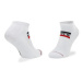 Levi's® Súprava 2 párov kotníkových ponožiek unisex 701219507 Biela