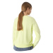 Dievčenská mikina 4F JUNIOR SWEATSHIRT-4FJWSS24TSWSF0920-72S-LEMON