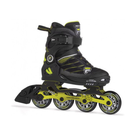 Juniorské kolieskové korčule FILA SKATES WIZY ALU BLACK LIME