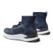 Calvin Klein Sneakersy Recycled High-Top Sock Trainers HM0HM00760 Tmavomodrá