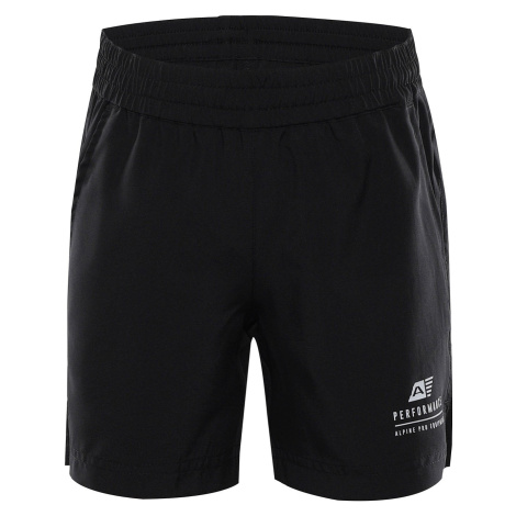 Children's quick-drying shorts ALPINE PRO SPORTO black
