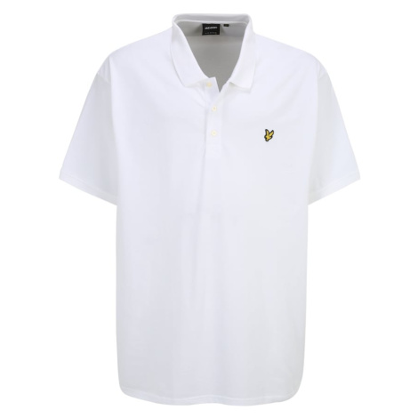 Lyle & Scott Big&Tall Tričko  zlatá žltá / čierna / biela