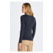 TRIČKO GANT SLIM COT/ELA LS SCOOP NECK TOP EVENING BLUE