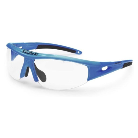 Salming V1 PROTEC EYEWEAR JR Juniorské ochranné okuliare na florbal, modrá, veľkosť